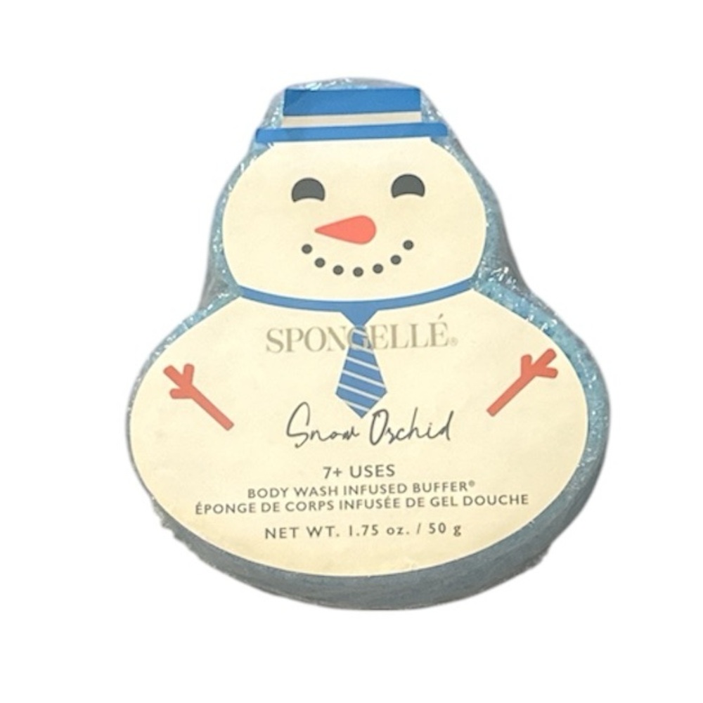 Spongellé Snow Orchid Body Wash Infused Buffer New